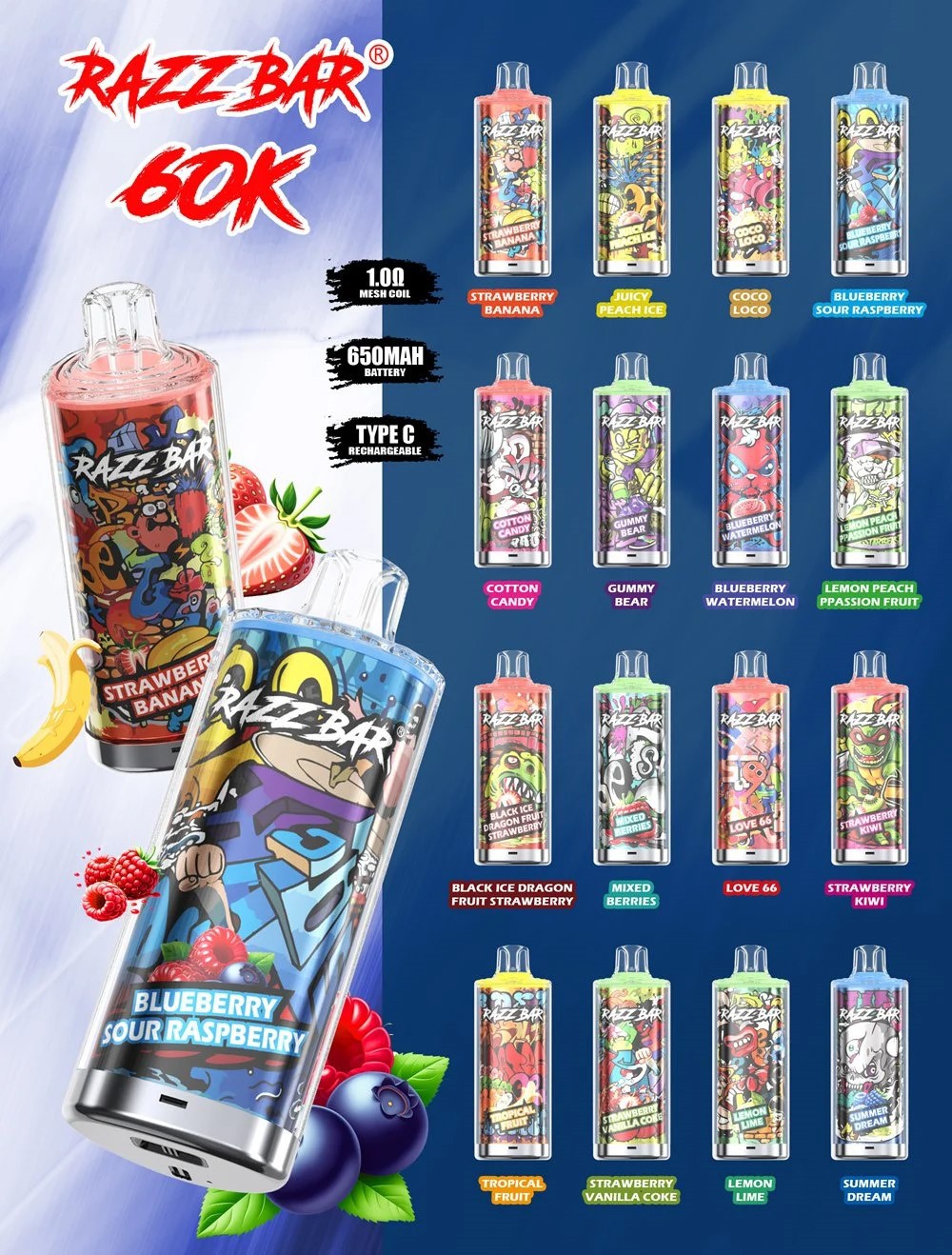RAZZ bar 60k RAZZ bar 60k