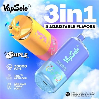Vapsolo triple 30000 bocanadas