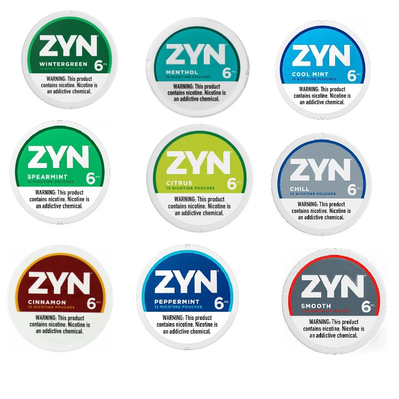 ZYN nicotine flavors